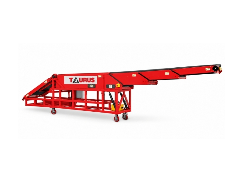 High Chassis Telescopic Conveyor