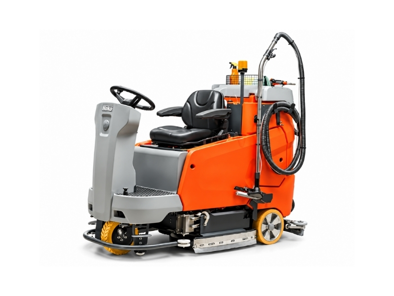 Hako Scrubmaster (Sit Type) ride-on scrubber drier